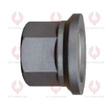 AT5657 Bolt IVECO  OUTSIDE THREAD: M22X1.5  LENGTH UNDER HEAD: 105  THREAD LENGTH: 38  KNURLING DIAMETER: 22.5  HEAD HEIGHT: 10  HEAD DIAMETER: 32  A F DIMENSION: 32  NUT HEIGHT: 32 4211 7454