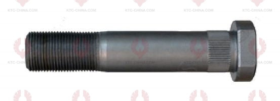 AT5658 Bolt IVECO  OUTSIDE THREAD: M22X1.5  LENGTH UNDER HEAD: 105  THREAD LENGTH: 38  KNURLING DIAMETER: 22.5  HEAD HEIGHT: 10  HEAD DIAMETER: 32  A F DIMENSION: EMPTY  NUT HEIGHT: EMPTY 4211 7454