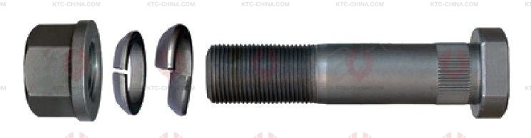 AT5659 Bolt IVECO  OUTSIDE THREAD: M22X1.5  LENGTH UNDER HEAD: 100  THREAD LENGTH: 38  KNURLING DIAMETER: 22.5  HEAD HEIGHT: 10  HEAD DIAMETER: 32  A F DIMENSION: 30  NUT HEIGHT: 22 4211 7453