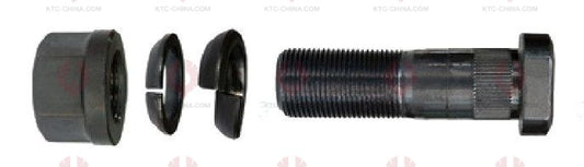 AT5677 Bolt IVECO  OUTSIDE THREAD: M22X1.5  LENGTH UNDER HEAD: 65  THREAD LENGTH: 38  KNURLING DIAMETER: 22.5  HEAD HEIGHT: 10  HEAD DIAMETER: 32  A F DIMENSION: 30  NUT HEIGHT: 22 4211 7445