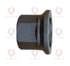 AT5690 Bolt IVECO  OUTSIDE THREAD: M18X1.5  LENGTH UNDER HEAD: 65  THREAD LENGTH: 32  KNURLING DIAMETER: 18.3  HEAD HEIGHT: 8  HEAD DIAMETER: 28  A F DIMENSION: 27  NUT HEIGHT: 25 716 8257