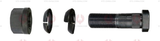AT5692 Bolt IVECO  OUTSIDE THREAD: M18X1.5  LENGTH UNDER HEAD: 56  THREAD LENGTH: 26  KNURLING DIAMETER: 18.3  HEAD HEIGHT: 8  HEAD DIAMETER: 28  A F DIMENSION: 24  NUT HEIGHT: 19 716 8346