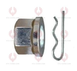 AT5698 Bolt TRILEX  OUTSIDE THREAD: M18X2.0  LENGTH UNDER HEAD: 130  THREAD LENGTH: 80  KNURLING DIAMETER: 18  HEAD HEIGHT: 10  HEAD DIAMETER: 40  A F DIMENSION: 27  NUT HEIGHT: 27