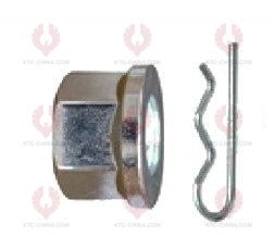 AT5707 Bolt TRILEX  OUTSIDE THREAD: M18X2.0  LENGTH UNDER HEAD: 95  THREAD LENGTH: 52  KNURLING DIAMETER: 18  HEAD HEIGHT: 10  HEAD DIAMETER: 40  A F DIMENSION: 27  NUT HEIGHT: 27 659 112 454