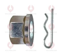 AT5716 Bolt TRILEX  OUTSIDE THREAD: M18X2.0  LENGTH UNDER HEAD: 70  THREAD LENGTH: 40  KNURLING DIAMETER: 18  HEAD HEIGHT: 10  HEAD DIAMETER: 40  A F DIMENSION: 27  NUT HEIGHT: 27 659 112 448