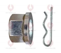AT5722 Bolt TRILEX  OUTSIDE THREAD: M18X2.0  LENGTH UNDER HEAD: 60  THREAD LENGTH: 35  KNURLING DIAMETER: 18  HEAD HEIGHT: 10  HEAD DIAMETER: 40  A F DIMENSION: 27  NUT HEIGHT: 25 659 112 450