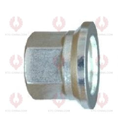 AT5755 Bolt BPW  OUTSIDE THREAD: M22X1.5  LENGTH UNDER HEAD: 117  THREAD LENGTH: 63  KNURLING DIAMETER: 22  HEAD HEIGHT: 10  HEAD DIAMETER: 36  A F DIMENSION: 32  NUT HEIGHT: 32 02.296.33.17.1