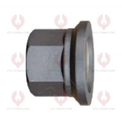 AT5761 Bolt BPW  OUTSIDE THREAD: M22X1.5  LENGTH UNDER HEAD: 91.5  THREAD LENGTH: 48  KNURLING DIAMETER: 22  HEAD HEIGHT: 10  HEAD DIAMETER: 36  A F DIMENSION: 32  NUT HEIGHT: 32 03.296.33.11.1