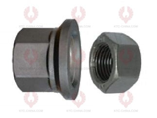 AT5773 Bolt BPW  OUTSIDE THREAD: M22X1.5  OUTSIDE THREAD: M22X2.0  LENGTH: 114  KNURLING DIAMETER: 22  A F DIAMETER: 32  NUT HEIGHT: 32  A F DIAMETER: 32  NUT HEIGHT: 17 03.296.23 17.0