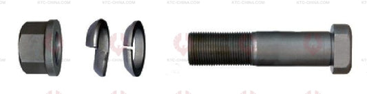 AT5801 Bolt MERCEDES BENZ  OUTSIDE THREAD: M18X1.5  LENGTH UNDER HEAD: 55  THREAD LENGTH: 32  KNURLING DIAMETER: 18  HEAD HEIGHT: 9  HEAD DIAMETER: 27  A F DIMENSION: 24  NUT HEIGHT: 19 970 401 00 71