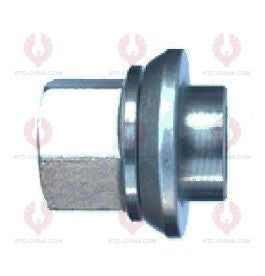 AT5839 Bolt MERCEDES BENZ  OUTSIDE THREAD: M22X1.5  LENGTH UNDER HEAD: 130  THREAD LENGTH: 40  KNURLING DIAMETER: 22  HEAD HEIGHT: 10  HEAD DIAMETER: 32  A F DIMENSION: 32  NUT HEIGHT: 27 39 381 401 14 71